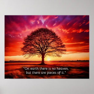 Affiche "Sur terre il n'y a pas de ciel, mais il y a des m