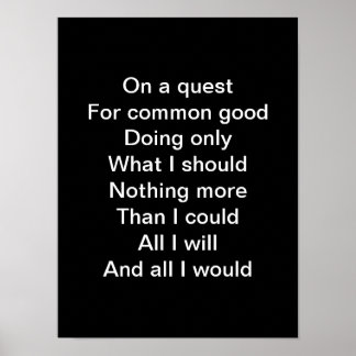 Affiche Sur une quête