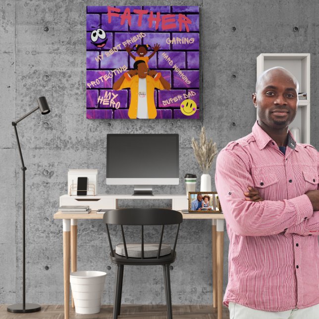 Affiche Sur vos épaules (père et fille) (Créateur téléchargé)