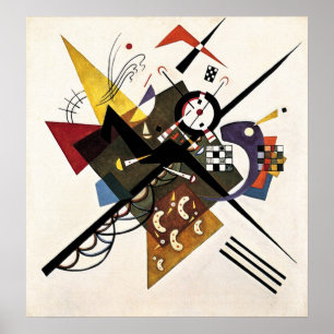 Affiche Sur White II - Wassily Kandinsky