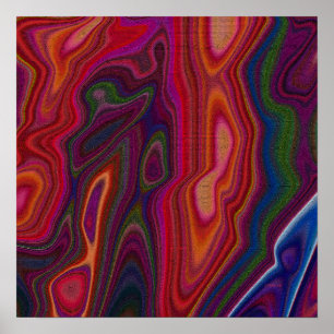 Affiche Surcharge d'abstrait