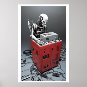 Affiche Surcharge de la machine Enigma