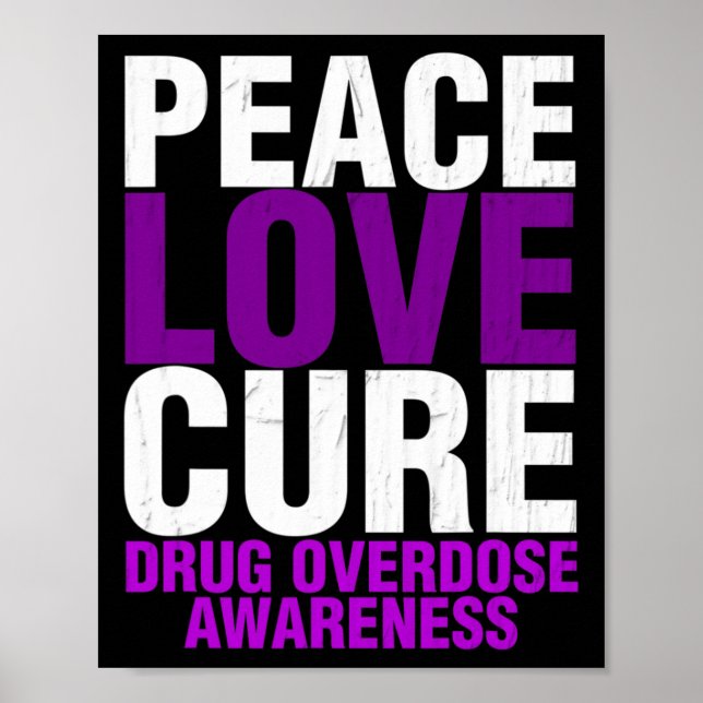 Affiche Surconsommation de Drogue chez les Hommes Sensibil (Devant)
