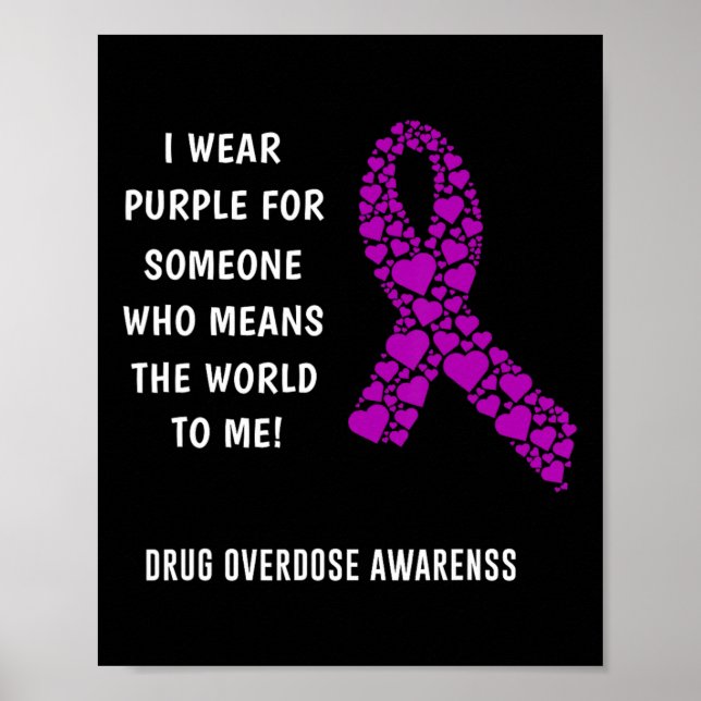 Affiche Surdosage de drogue Sensibilisation  (Devant)