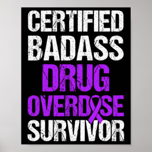 Affiche Surdose de sensibilisation Guerrier Survivant 19