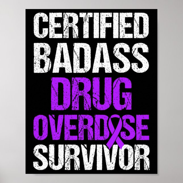 Affiche Surdose de sensibilisation Guerrier Survivant 19 (Devant)