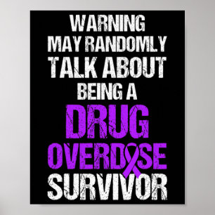 Affiche Surdose de sensibilisation Guerrier Survivant 9