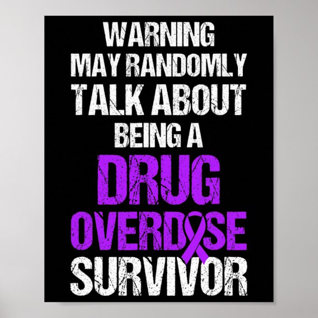 Affiche Surdose de sensibilisation Guerrier Survivant 9 (Devant)