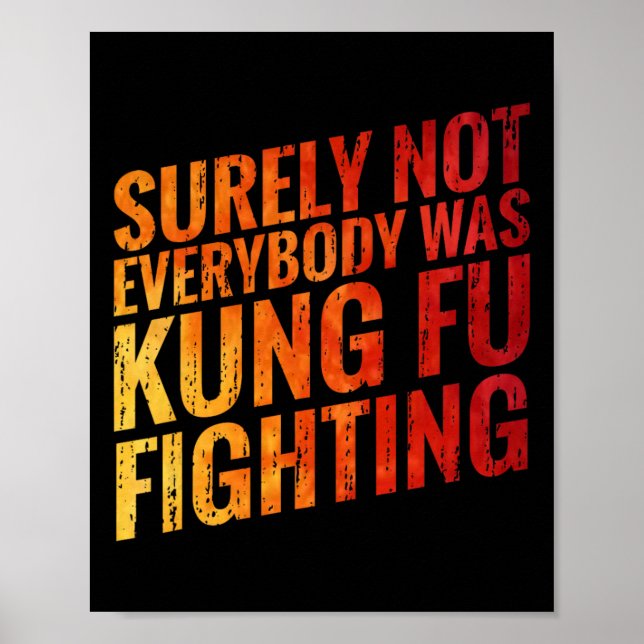 Affiche Sûrement pas tous les kung-fu étaient dans le comb (Devant)