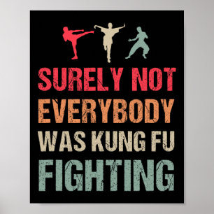 Affiche Sûrement pas tout le monde faisait du Kung Fu - Dr