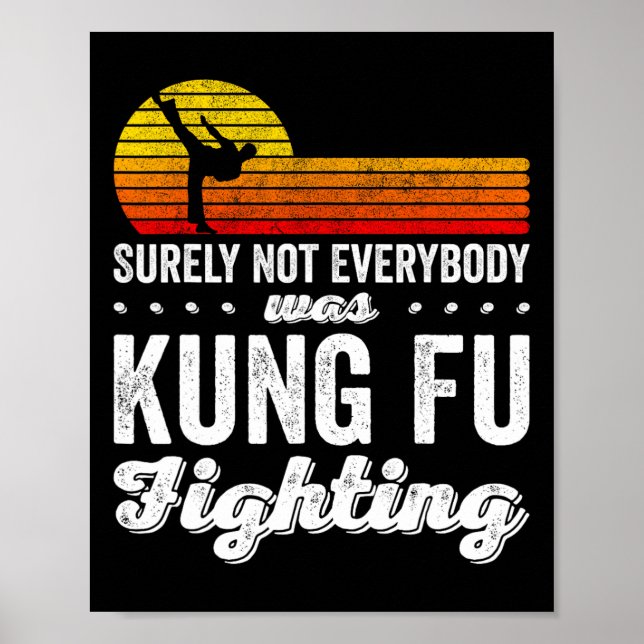 Affiche Sûrement pas tout le monde faisait du Kung Fu en c (Devant)