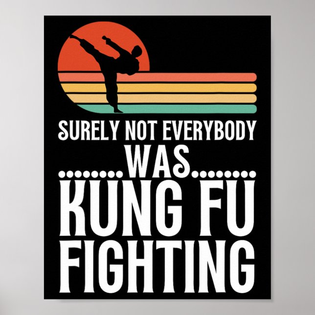 Affiche Sûrement pas tout le monde se battait avec Kung Fu (Devant)