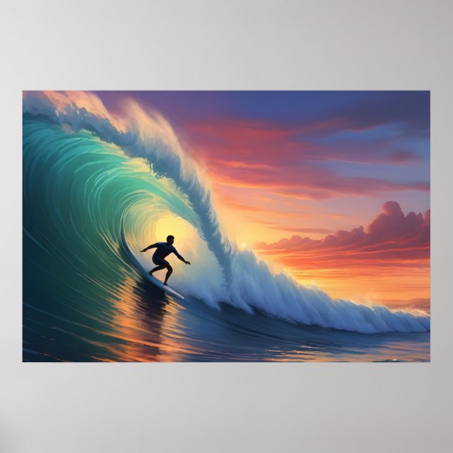 Affiche Surf (Devant)