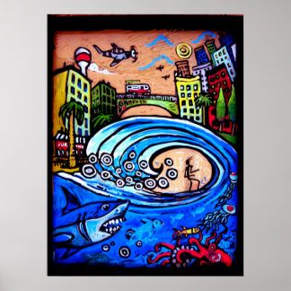 Affiche surf