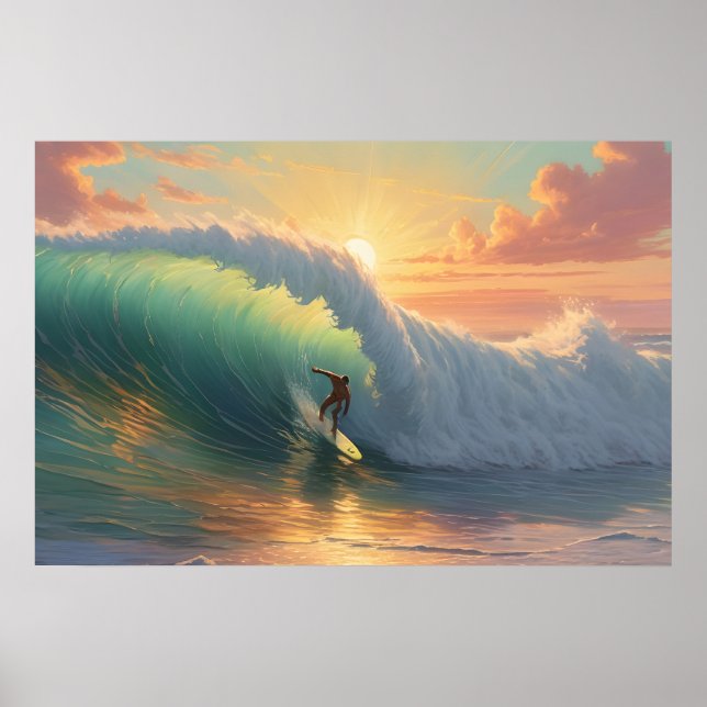 Affiche Surf (Devant)
