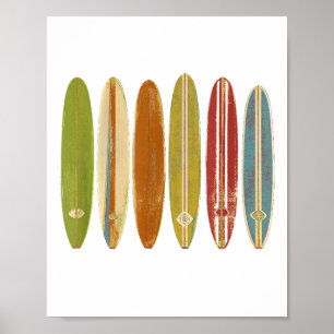 Affiche Surf de Longboard