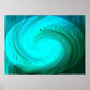 AFFICHE SURF D'ÉTÉ !