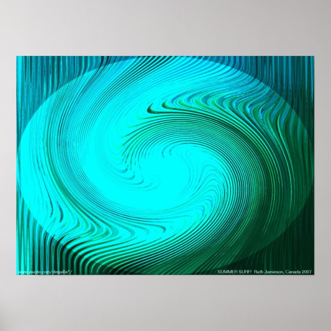 AFFICHE SURF D'ÉTÉ ! (Devant)