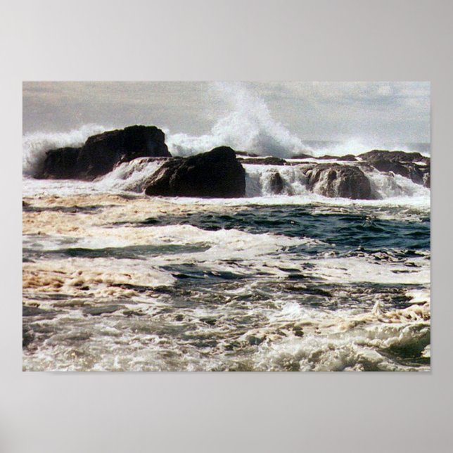 Affiche Surf Pacifique, Tofino (Devant)