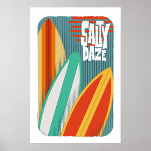 Affiche Surf Salty Daze