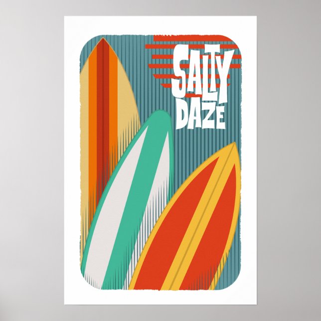 Affiche Surf Salty Daze (Devant)