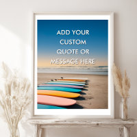 Surf sur la plage - Créez votre propre motivation