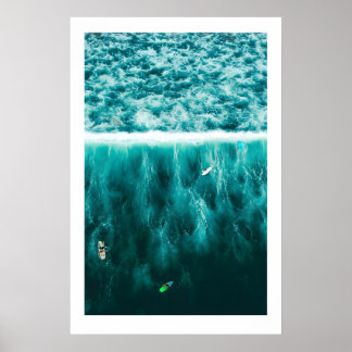 Affiche Surf Triptych Art Prints Scandi Ocean Beach