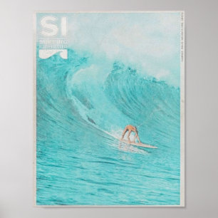Affiche surf vintage