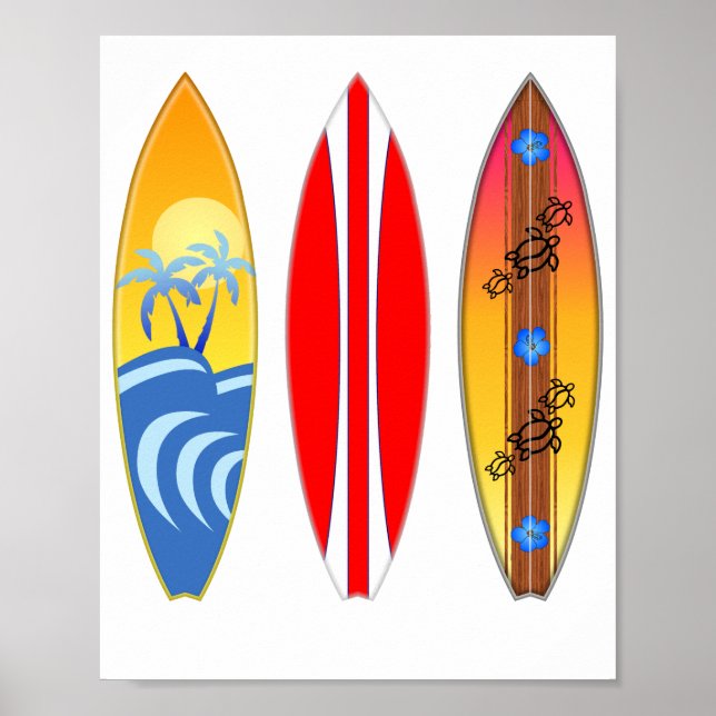 Affiche Surf vintage Surf (Devant)