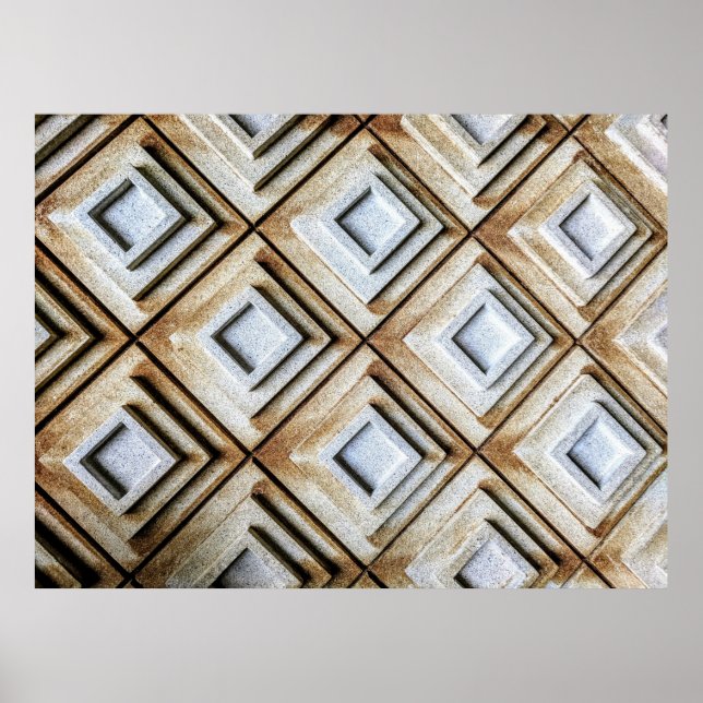 Affiche Surface beige (Devant)