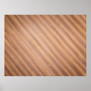 Affiche surface Brown en bois