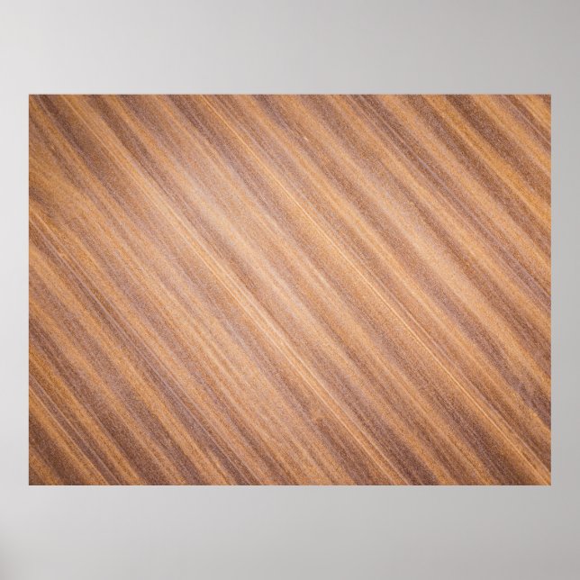 Affiche surface Brown en bois (Devant)