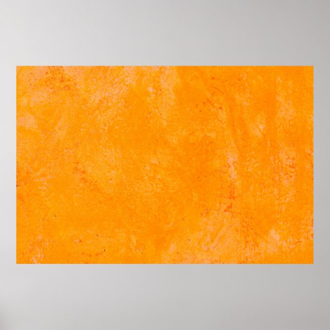 Affiche Surface de ciment orange, fond motif abstrait (Devant)