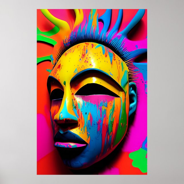 Affiche Surface Face Ken Gage Surréaliste (Devant)