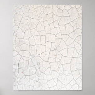 Affiche Surface fissurée