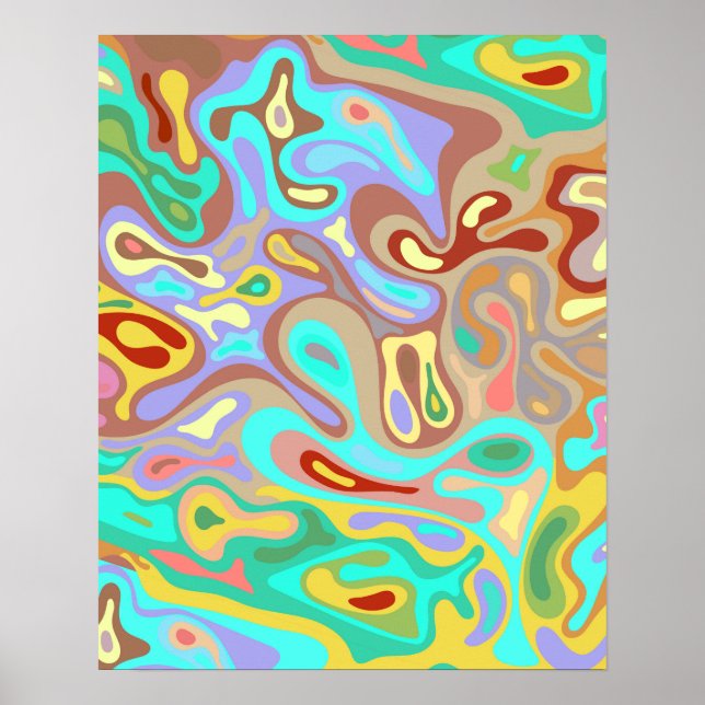 Affiche Surface liquide 12 (Devant)