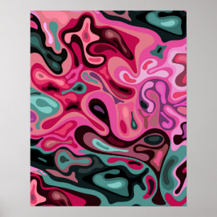 Affiche Surface liquide 5