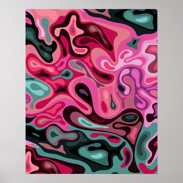 Affiche Surface liquide 5 (Devant)