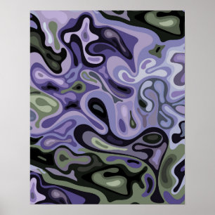 Affiche Surface liquide 8