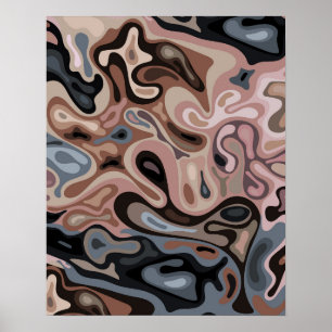 Affiche Surface liquide 9