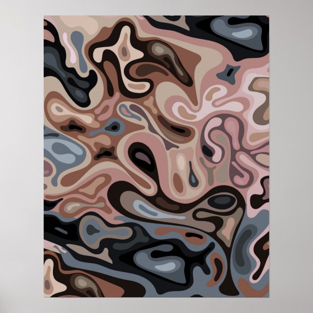 Affiche Surface liquide 9 (Devant)
