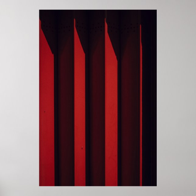 Affiche Surface rouge (Devant)