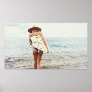 Affiche Surfer girl