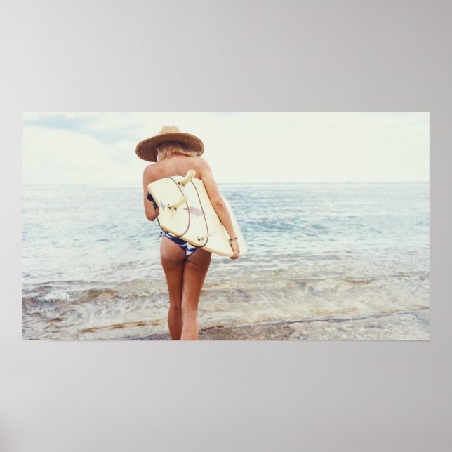 Affiche Surfer girl (Devant)