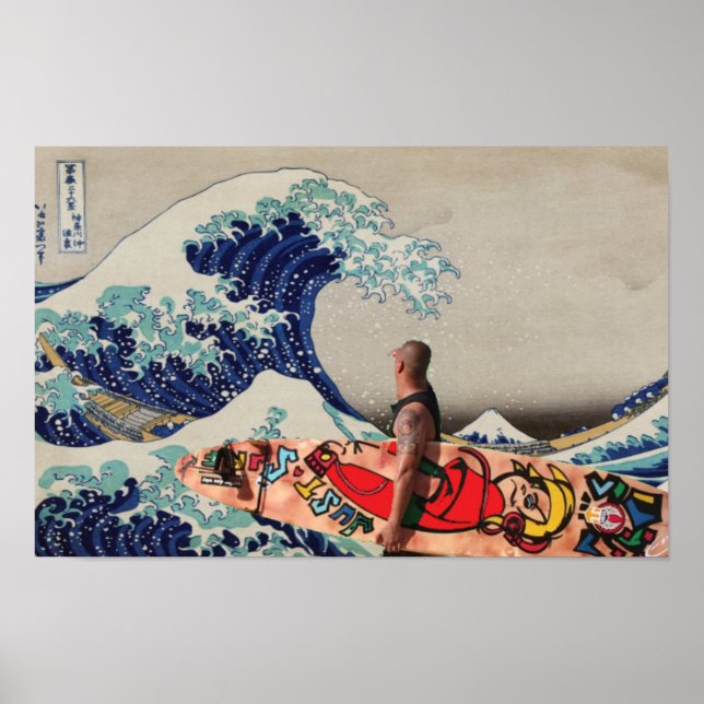 Affiche Surfer la Grande Vague (Devant)