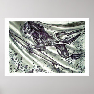 Affiche Surfer sans peau