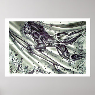 Affiche Surfer sans peau