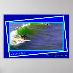 Affiche Surfers de dimanche à Venise la Californie