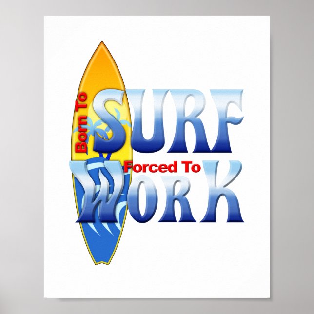 Affiche Surfing de Born (Devant)