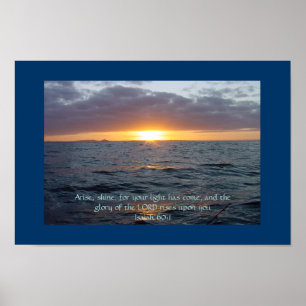 Affiche Surgissent l'éclat - 60:1 d'Isaïe